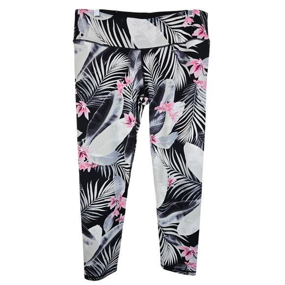 Victoria Secret Sport Knockout Hawiian Athletic Athleisure Women's Leggings XL - Picture 1 of 4
